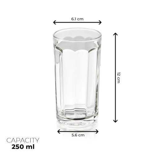 Lucky Thailand Classic Highball Line 250 ml Set Of 12